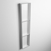 MONDIAZ EASY Nis - 149.5x29.5cm - geschikt voor in- of opbouw - 3 vakken - kleur Plata | Talc SW1017083