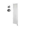 Sanicare Elektrische Design Radiator Denso 180x40cm - Mat wit - wifi - thermostaat zwart (linksonder) SW1000749