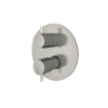 Hotbath Laddy inbouwthermostaat met stop omstel rond nikkel geborsteld SW54052