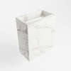 Mondiaz FOWY fonteinonderkast - 40x22x50cm - 1 deur - push to open - softclose - Carrara SW1016781