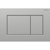 Geberit Sigma01 bedieningsplaat - 2-toets spoeling - vierkant - mat chroom gelakt SW1237108