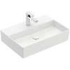 Villeroy & Boch Memento 2.0 wastafel onderzijde geslepen 60x42cm zonder overloop 1 kraangat ceramic+ stone white SW358410