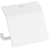 Hansgrohe Addstoris closetrolhouder met klep mat wit SW651203