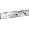 Hansgrohe RainSelect afbouwdeel voor inbouw douchekraan thermostatisch voor 2 functies 45.6x90cm chroom SW358767