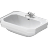 Duravit Serie 1930 wastafel 70x50cm 1 kraangat overloop wit 0306770