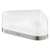 GROHE Selection Douchetray - 17x17x20x8.5cm - hoekmodel - wandmontage - supersteel/mat glas SW444530