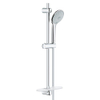 GROHE Euphoria 110 Massage Glijstangset - 60cm - ronde handdouche - 3 straalsoorten - gladde doucheslang - met zeepschaal - chroom 0441970