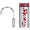 Quooker NL Classic Fusion round kokendwaterkraan opbouw uitloop draaibaar met Combi reservoir Chroom SW299641