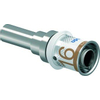 Uponor S-Press Plus pers koppeling overgang 16MLCx10mm CU/RVS SW386847
