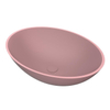Arcqua Prince Waskom Opbouw - 49x34cm - ovaal - cast marble - mat roze SW909480