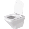 Duravit DuraStyle wandclosetset diepspoel spoelrandloos 37x54cm met softclose closetzitting Wondergliss wit SW358499