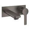 GROHE Lineare waterbesparende afbouwdeel v. inbouw wandkraan m-size met uitloop 14.9cm brushed hard graphite SW444521