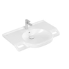 Villeroy en Boch O.novo Vita wastafel Vita met 1 kraangat met overloop 80x55cm wit 1025045