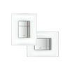GROHE Skate Cosmopolitan wc bedieningsplaat glas in matwit 0729168