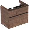 Geberit Smyle wastafelonderkast 2 la 73,4x62cm notelaar hickory SW417356