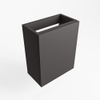 Mondiaz FOWY fonteinonderkast - 40x22x50cm - 1 deur - push to open - softclose - Dark Grey SW1016803