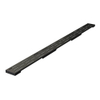 Brauer Douchegootrooster - 90cm - mat zwart SW242153