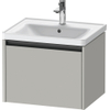 Duravit Ketho 2 wastafelonderbouwkast met 1 lade 58.4x45.5x44cm met greep antraciet betongrijs mat SW772658