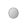INK SP15 Spiegel - 80x4x80cm - rond - verzonken in aluminium kader - aluminium zwart mat SW416766