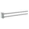 Smedbo Air Handdoekhouder - 44x6.4x4.5cm - ophangen - Massief messing Chroom SW10976