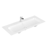 Villeroy & Boch Finion meubelwastafel 1 kraangat 120x50cm Ceramic+ met verdekte overloop stone white SW209581