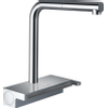Hansgrohe Aquno Select M81 1-gats keukenkraan 250 2jet m. uittrekbare vuistdouche chroom SW541823