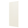 Plieger Cavallino Retto designradiator verticaal enkel middenaansluiting 1800x754mm 1506W pergamon (RAL9001) 7255268