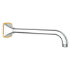 GROHE Grandera Douchearm - wandarm 29cm - vierkante rozet - chroom/goud 0437899