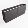 Mondiaz FOWY fonteinonderkast - 90x22x50cm - 2 deuren - push to open - softclose - Dark Grey SW1016890