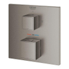 Grohe Grohtherm Cube Mengkraan inbouw - 2 knoppen - mengkraan - brushed hard graphite SW438900