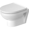 Duravit DuraStyle Basic wandclosetset diepspoel spoelrandloos 36.5x48cm met softclose closetzitting wit SW472391