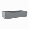 Mondiaz FOGE wastafelonderkast - 110x45x25cm - 1 lade - uitsparing midden - softclose - Plata SW1015330
