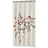 Sealskin Blossom Douchegordijn Polyester 180x200 cm Rood SW23142