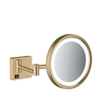 Hansgrohe Addstoris make-up spiegel led 3x vergroting brushed bronze SW651211