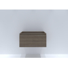 HR badmeubelen Matrix Wastafelonderkast - 80x44.8x40cm - 3D-front - 1 lade - greeploos met greeplijst - charleston SW757103