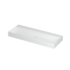 INK United wastafel - 120x45x11cm - 1 wasbak - 2 kraangaten - porselein wit glans SW207348