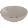 Villeroy & Boch Loop & friends opzetwastafel 42cm rond met overloop CeramicPlus almond SW644130