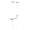 GROHE Rainshower SmartControl Regendoucheset Opbouw - hoofddouche 36cm - handdouche rond 13cm - wandarm 45cm -chroom SW97593