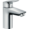 Hansgrohe Logis lowflow wastafelkraan 100 met waste chroom GA42100