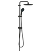 GROHE Vitalio Start QuickFix 250 Flex Regendoucheset - 25cm - hoofddouche - 2 straalsoorten - ronde handdouche - 2 straalsoorten - met omstelkraan - mat zwart SW1126462