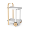 Umbra Bellwood serveertrolley 53x44x80cm Staal Wit/naturel SW719980