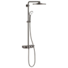 GROHE Euphoria SmartControl Regendoucheset Opbouw - hoofddouche 31cm - hannddouche rond - hard graphite SW484604