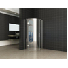 Wiesbaden Sphere Shower douchecabine 90x90x200cm kwartrond chroom 8mm glas linksscharnierend NANO coating SW10428