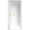 Villeroy & Boch Collaro bad rechthoek 160x75cm met badwaste gold white SW354259