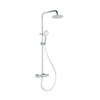FugaFlow Efficiente Sobrado regendouche met thermostaat hoofddouche 20cm handdouche 3 standen chroom SW1123835