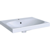 Geberit Acanto wastafel 60m 1 kraangat met overloop tect wit SW422239
