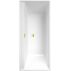 Villeroy & Boch Collaro bad rechthoek 170x75cm met badwaste gold white SW354266