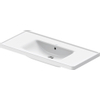 Duravit D-Neo wastafel met wondergliss 100.5x48x17cm 1 kraangat rechthoek Keramiek Wit SW640555