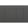 Geberit Sigma40 bedieningsplaat - 2-toets spoeling - vierkant - RVS - geborsteld zwartchroom SW1236998
