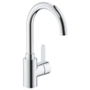 GROHE Eurosmart Cosmopolitan waterbesparende wastafelkraan l-size m. gladde body met push open chroom SW439034